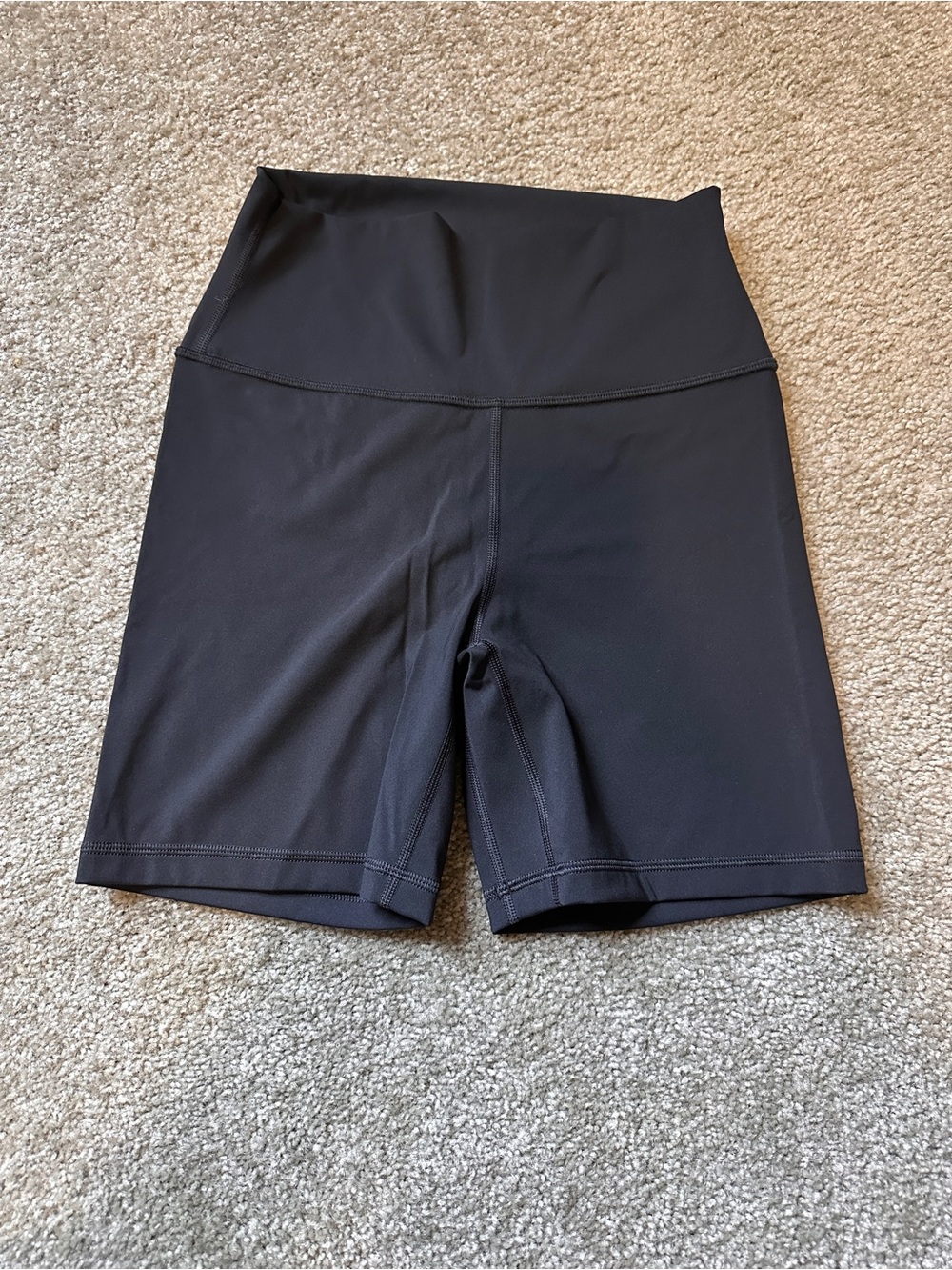 CRZ YOGA High Waist Black Women's Bike Shorts